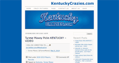 Desktop Screenshot of kentuckycrazies.com
