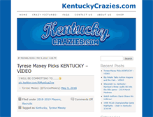 Tablet Screenshot of kentuckycrazies.com